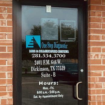 one step diagnostic dickinson tx.